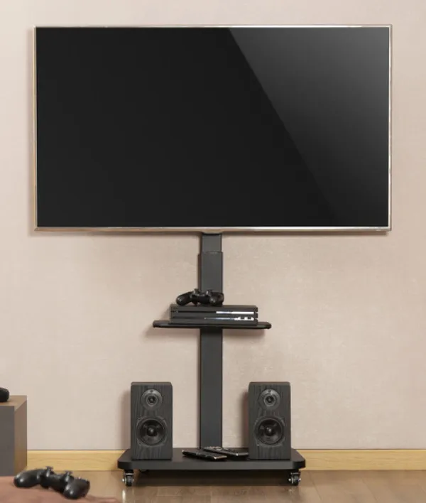 GEMBIRD TVS-75S-02 Gembird Mobilni sto sa tockicima, 37-75, crne boje Slika 7