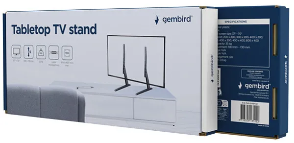 GEMBIRD TVS-D70F-01 Gembird stoni TV stalak, VESA 37-70, crne boje Slika 8