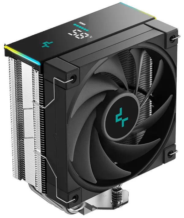 DeepCool AK400 DIGITAL SE 4xHeat Pipe, Real-Time CPU Screen, 1x120mm 1850 rpm 68,99 CFM, Intel/AMD Slika 4