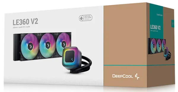 DEEPCOOL DeepCool LE360 V2 RGB vodeno hladjenje, 3 x Fans 500~2100rpm, LGA1851/1700/1200/1151/1150/1155/ AMD Slika 4