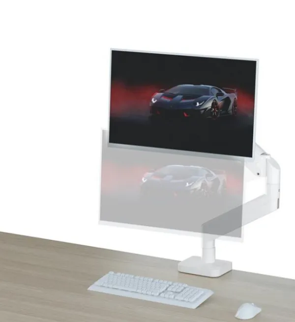 GEMBIRD MA-DA1-04-W Gembird podesivi drzac za monitor, tilt, 17-32 max.10kg White Slika 2