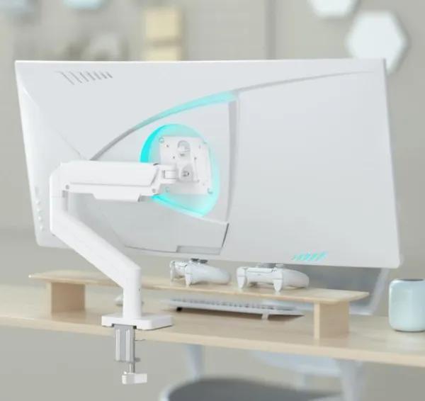 GEMBIRD MA-DA1-04-W Gembird podesivi drzac za monitor, tilt, 17-32 max.10kg White Slika 1