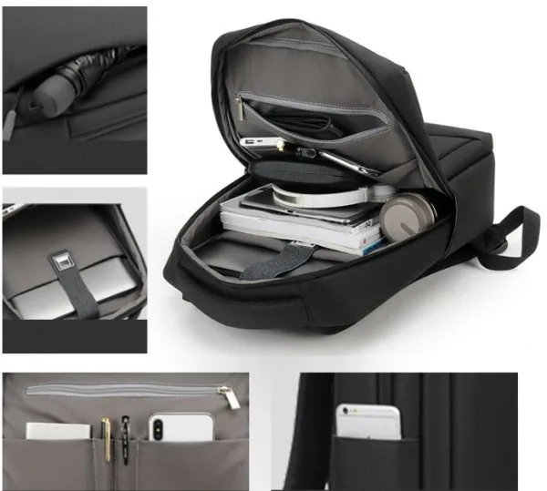 NCC-15-KLB021 Gembird Ranac za laptop 15,6inc 45x28x15cm USB konektor, 600g Slika 2