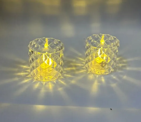 Mini LED svecnjak Providni 60x70mm (cena je za 1kom) Slika 3