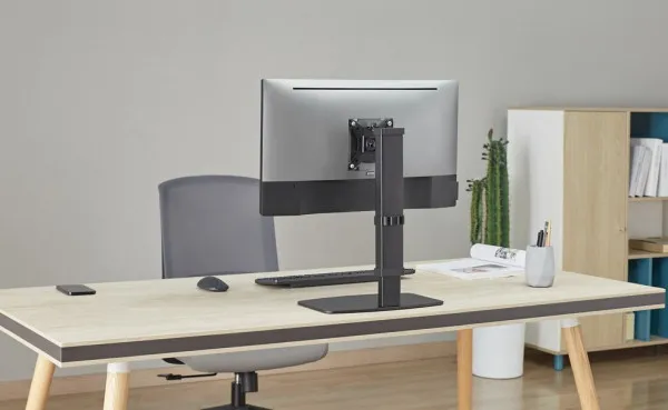 MS-D1ST-02 Gembird Postolje za sto za monitor sa podesivom visinom i potpunim pokretom,max.32inc 8KG Slika 4
