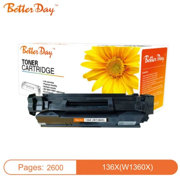 Toner BetterDay 136X, W1360X M211/M236 zam. kaseta za HP 2.6k (sa cipom) Slika 2