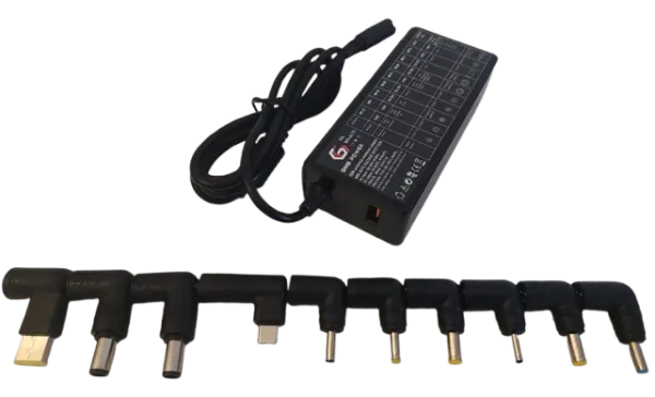 NPA-AC7D **Gembird univerzalni laptop punjac AC 65W sa Tip-C + QC3.0 mob. brzi punjac 3A, auto(1393) Slika 3