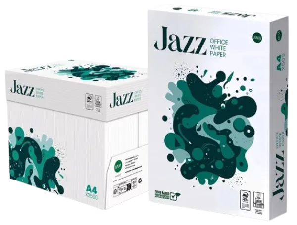 Papir Fotokopir JAZZ A4/75g m2/ 500 Lista za laser, inkjet i fotokopir masine Ris papira Slika 2