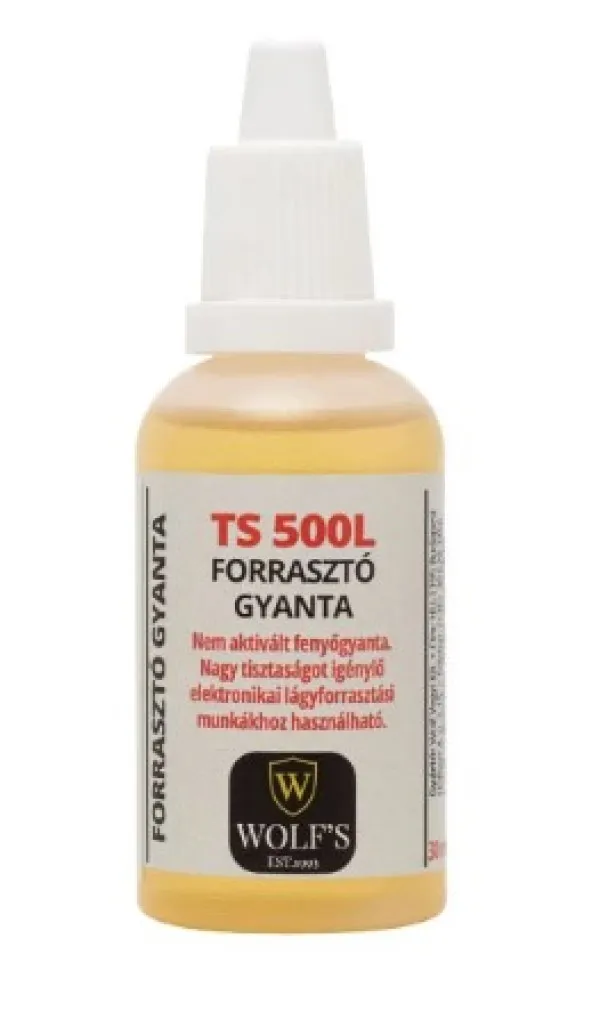 Kalofonijum za lemljenje, tecni TS500L 30ml Wolf Slika 1