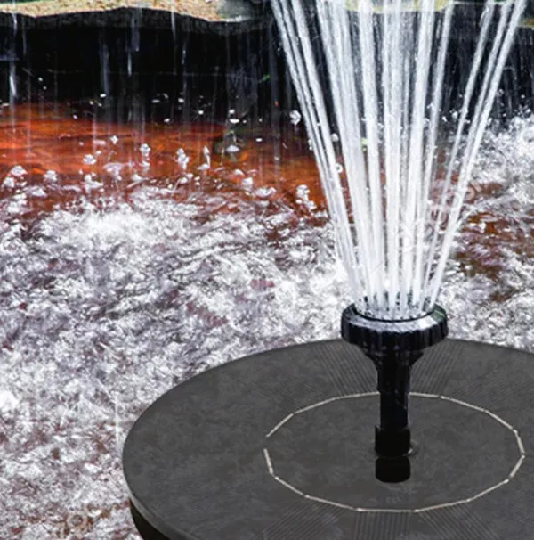 Baštenska plutajuca fontana SWF02 sa solarnim napajanjem 160x30mm Slika 2