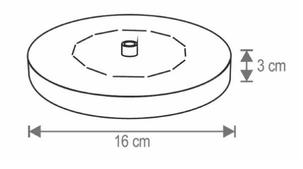 Baštenska plutajuca fontana SWF02 sa solarnim napajanjem 160x30mm Slika 3