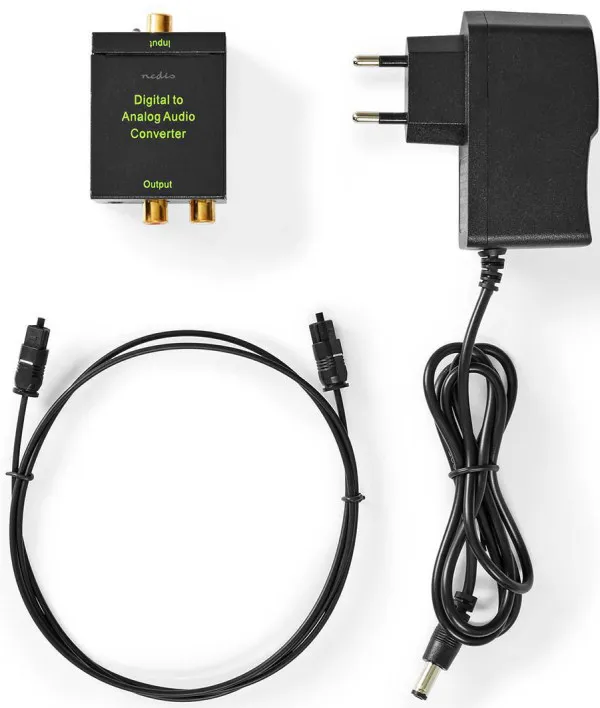 NEDIS ACON2510BK, Digital Audio Converter, 1-way, Audio, video, 1x Digital RCA,1x TosLink,output:1x 2xRCA Slika 9