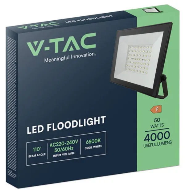 V-TAC LED REFLEKTOR 50W SMD 6500K 176*152*25mm Slika 2