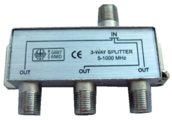 Antenski razdelnik 1 ulaz 3 izlaza Spliter Slika 2