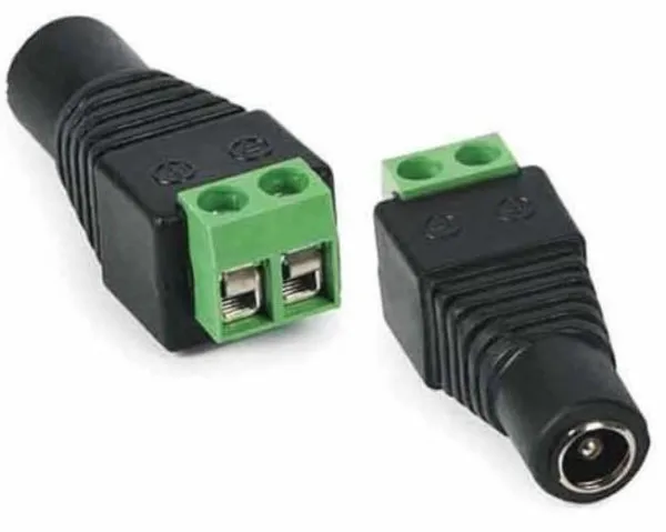 CON-DCF zenski DC konektor na sraf za video nadzor (prodaja na komad) Slika 3