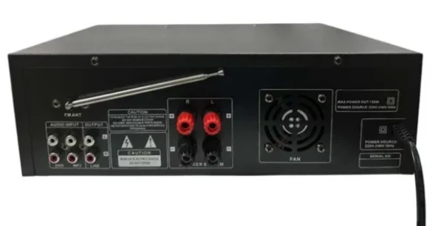 Audio pojacalo ATC AMP-401 2x100W, USB/SD/FM/MIC/EQ/Balance/ECHO/Deplay/Display/Bluetooth, 4-16 oma Slika 3