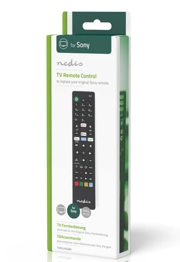 NEDIS TVRC45SOBK Univerzalni daljinski upravljac za Sony,Amazon Prime/Disney+/Netflix/YouTube Slika 2