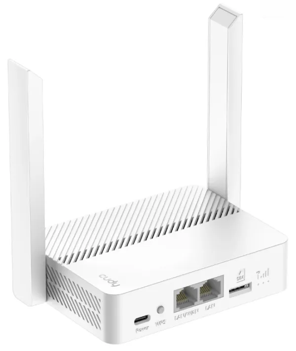 Cudy LT300 4G LTE N300 Wi-Fi Router,USB-C Power Input, 2.4GHz, 300Mbps Slika 4