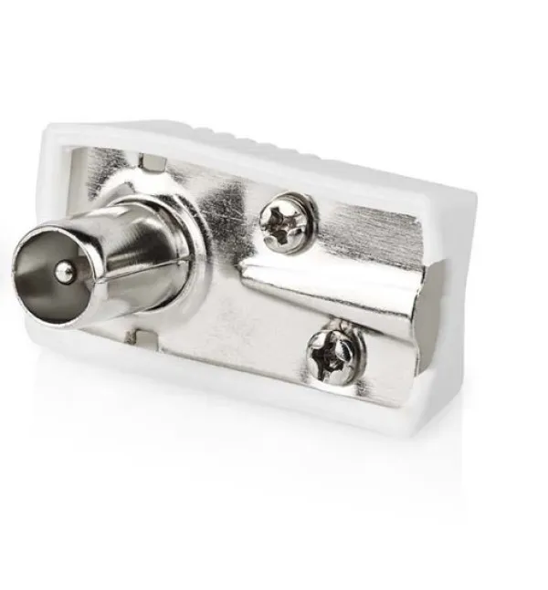 NEDIS CSGB40900WT, IEC (koaksijalni) konektor,Ugaoni,Muški,75 oma,Preènik kabl. ulaza: 7,0 mm,Beli,1kom Slika 4