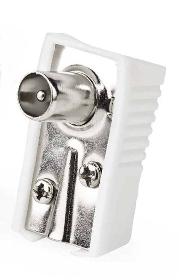 NEDIS CSGB40900WT, IEC (koaksijalni) konektor,Ugaoni,Muški,75 oma,Preènik kabl. ulaza: 7,0 mm,Beli,1kom Slika 5