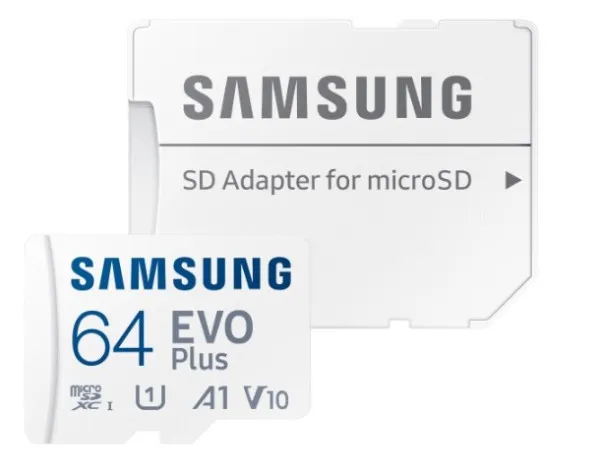 SAMSUNG Memorijska kartica EVO PLUS MicroSD Card 64GB + Adapter MB-MC64SA Slika 3