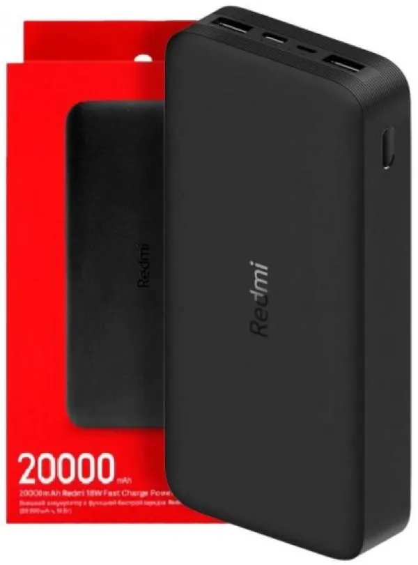 Xiaomi 20000mAh Redmi 18W Fast Charge Power Bank (Black) Slika 5