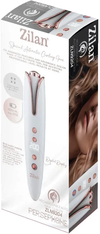 Zilan ZLN9204 Pernosivi  uvijac za kosu, bežicni, 400mah,LED display Slika 4