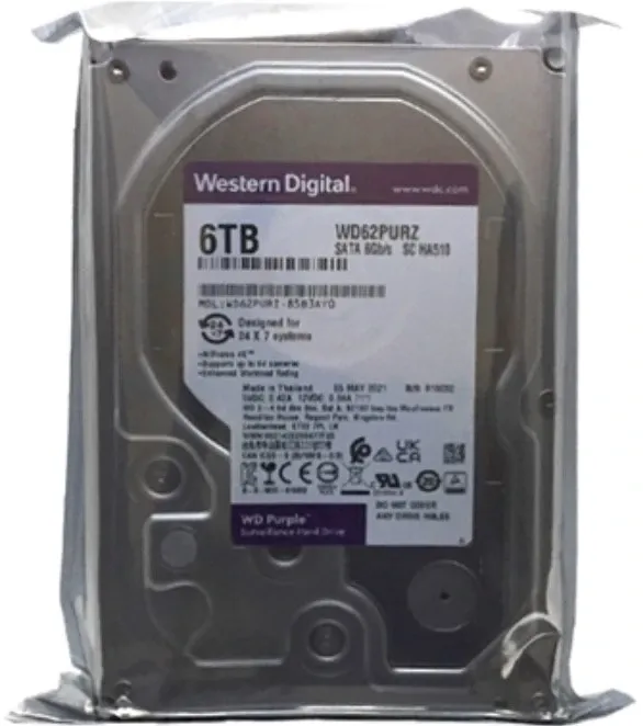 HDD 3.5 * 6TB WD62PURZ WD Purple 24/7 5400RPM 256MB SATA3 Slika 1