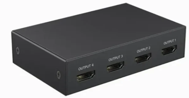 GEMBIRD DSP-HDMI4K-4P-01 Gamebird Splitter, 4K UHD na 30 Hz , IN-1xHDMI Type-A (F), OUT-4XHDMI Type-A (F) Slika 3