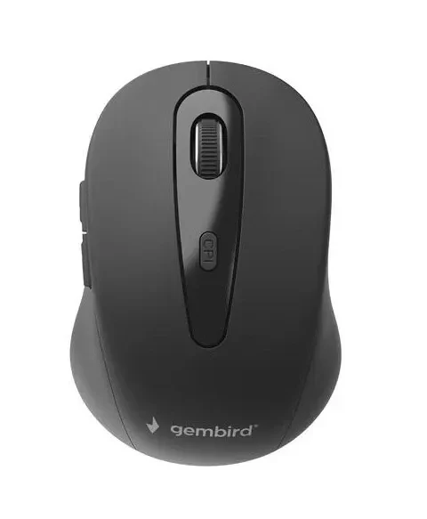 MUSWB-6B-01 Gembird Bezicni BLUETOOTH mis opticki USB 800-1600Dpi black 95mm Slika 2