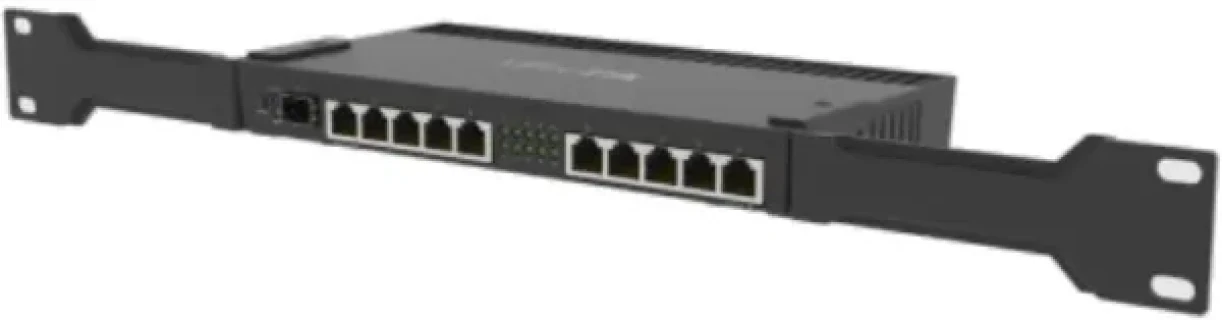 MikroTik Router BOARD RB4011iGS+RM, 228 × 120 × 30 mm,crna Slika 1