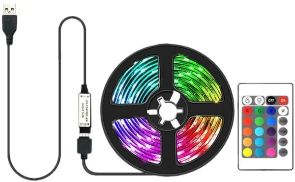 Prosto Set RGB LED traka 3m,5V,IP20 Slika 4
