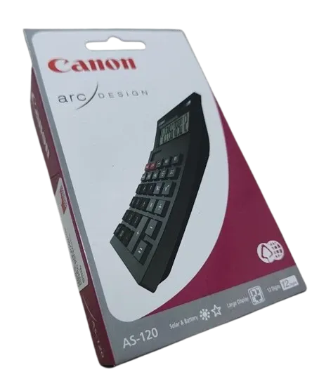 CANON kalkulator AS-120, solar+baterija Slika 5