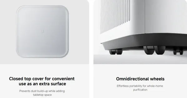 Xiaomi Mijia Smart BHR08XEEU preciscivac vazduha,bela,760 x 290 x 290 mm,sa tockicima Slika 8