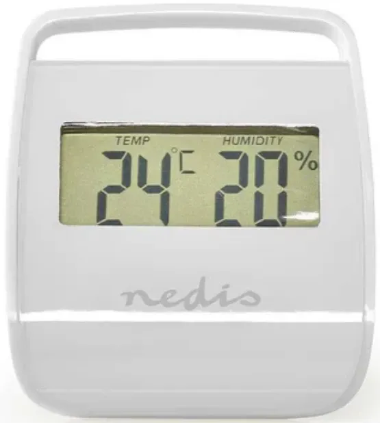 NEDIS WEST100WT Digitalni LCD unutrašnji termometar, Bela Slika 5