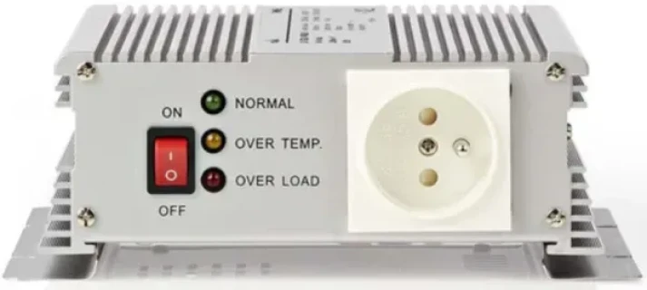 NEDIS PIMS60024E Pretvarac napona sa modifikovanim sinusnim talasom, 24 V DC , 230 V AC 50 Hz , 600 Slika 2