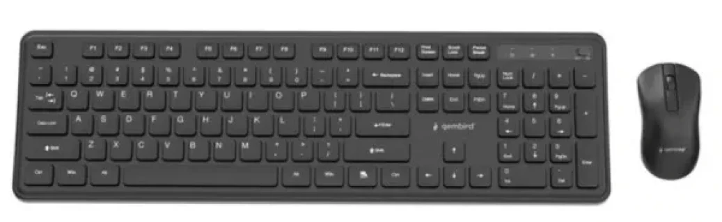 KBS-WPS-01 Gembird Slim Pro Business bežièni desktop set, crna, US raspored Slika 4