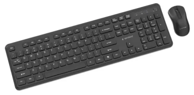 KBS-WPS-01 Gembird Slim Pro Business bežièni desktop set, crna, US raspored Slika 6
