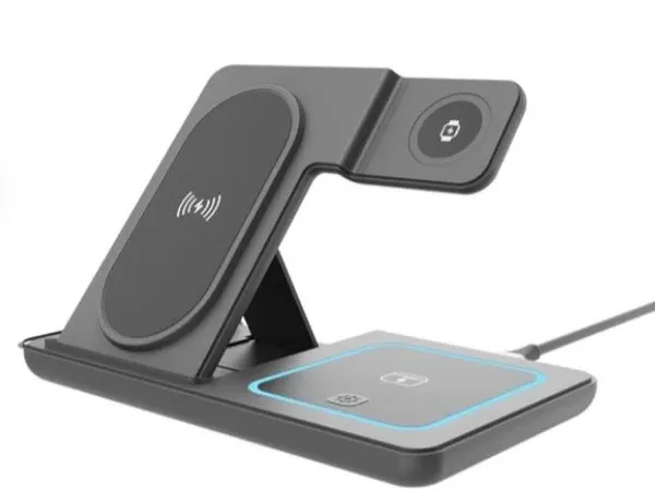 TA-WPC31A-01-BK Gembird Sklopivi bežièni punjaè 3 u 1, 15 W, Apple Watch, crni Slika 5