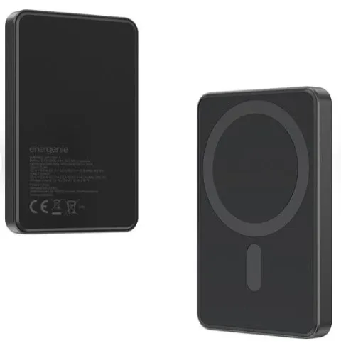 PB05-WPC15M-01 Gembird 15 W magnetni bežièni prenosni punjaè, 5000 mAh, crni Slika 3