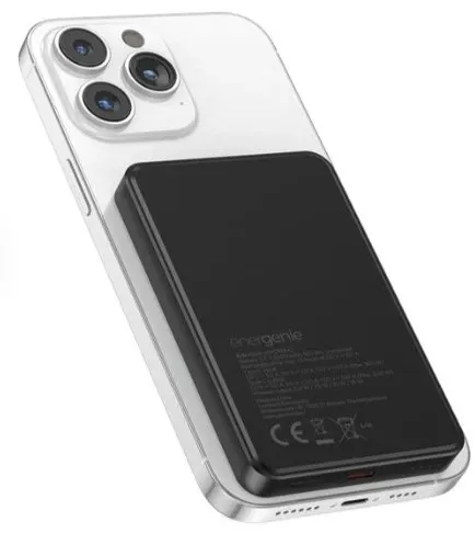 PB05-WPC15M-01 Gembird 15 W magnetni bežièni prenosni punjaè, 5000 mAh, crni Slika 6