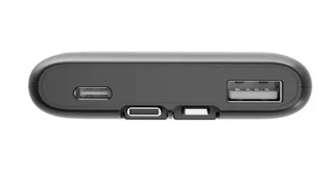 PB10-PD20-LCD-01 Gembird 20 W prenosni punjaè sa brzim punjenjem i integrisanim kablovima, 10000 mAh Slika 3