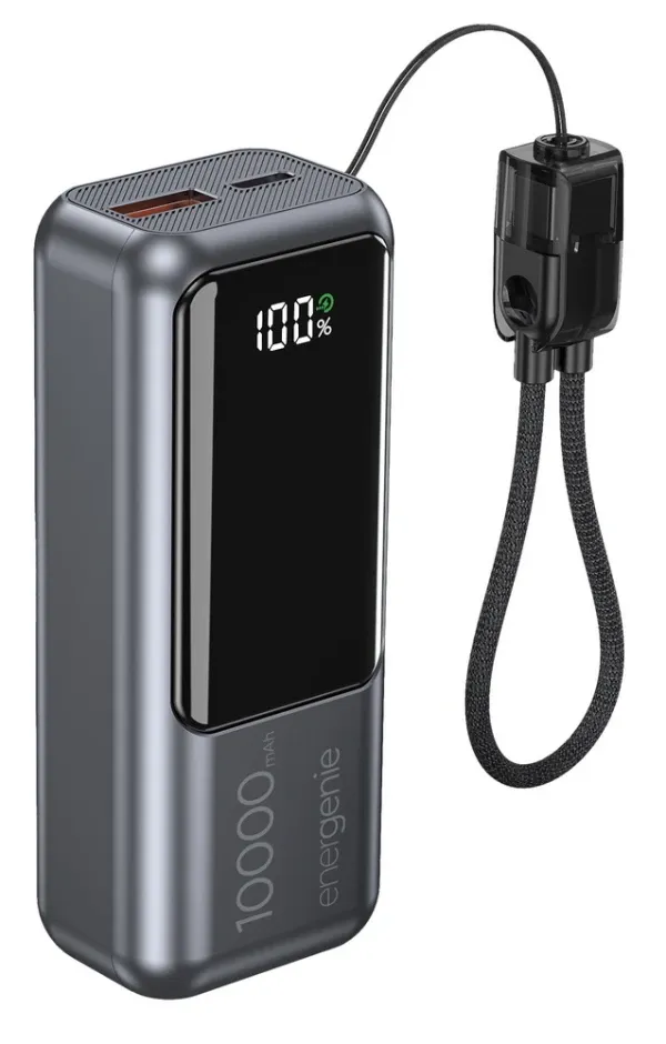 PB10-PD20-LCD-02 Gembird 20W Kompaktna baterija za brzo punjenje sa LCD ekranom, 10000 mAh Slika 3