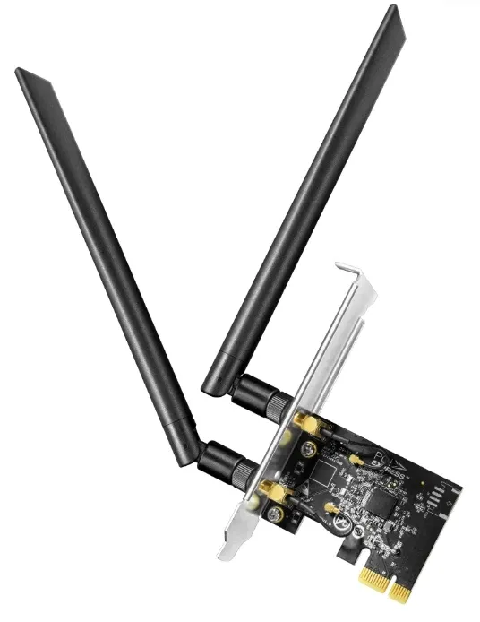 Cudy WE1300,AC1300 bežièni dvopojasni Wi-Fi 5, PCI-E adapter,V1.0, 867 Mbps + 400 Mbps Slika 2