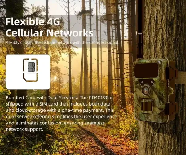 GEMBIRD CAM-32MP-HUNTING-RD4019G GMB trail cam 4G 32MP with SIM,smartphone compatible,fotografisanje prirode Slika 5