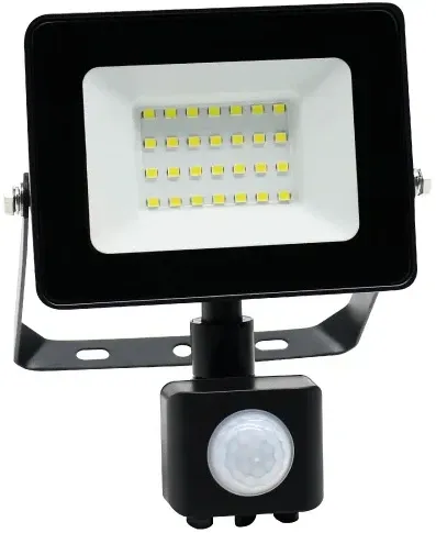 PROSTO LED reflektor sa PIR senzorom 20W 6500K,80mA,1800lm,metal,crna Slika 4