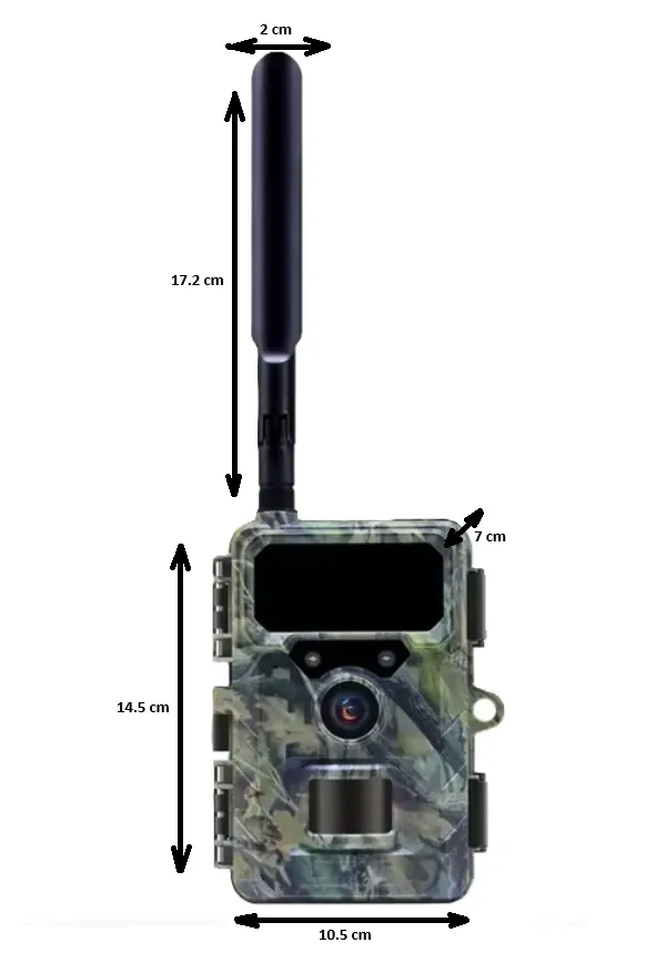 GEMBIRD CAM-32MP-HUNTING-RD4019G GMB trail cam 4G 32MP with SIM,smartphone compatible,fotografisanje prirode Slika 8