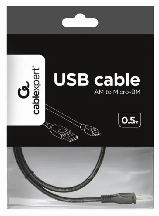 CCP-mUSB2-AMBM-0,5M Gembird USB 2.0 A-plug to Micro usb B-plug kabl 0.5m Slika 4