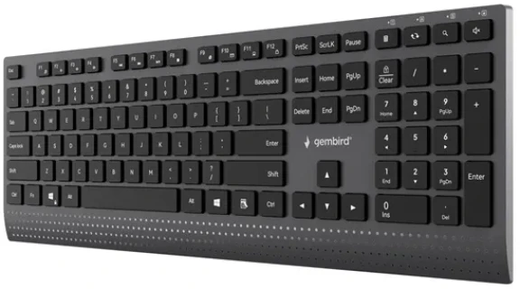 GEMBIRD KB-MCH-06 Multimedijalna Slim tastatura  US-international Slika 5