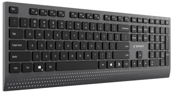 GEMBIRD KB-MCH-06 Multimedijalna Slim tastatura  US-international Slika 6